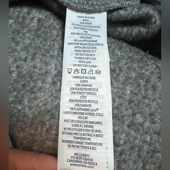 prAna Cozy Up Illana Hoodie Sweatshirt size M - Picture 12 of 12